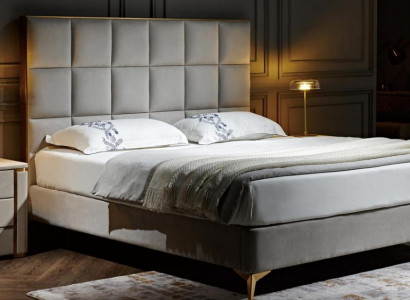 Bett 2x Nachttisch 3 tlg. Schlafzimmer Set Designer Luxus Gruppe Neu Garnitur